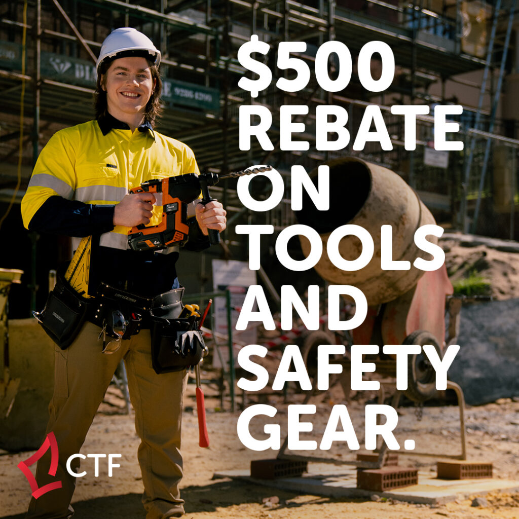 Apprentice Tool Allowance Tool Rebate WA CTF