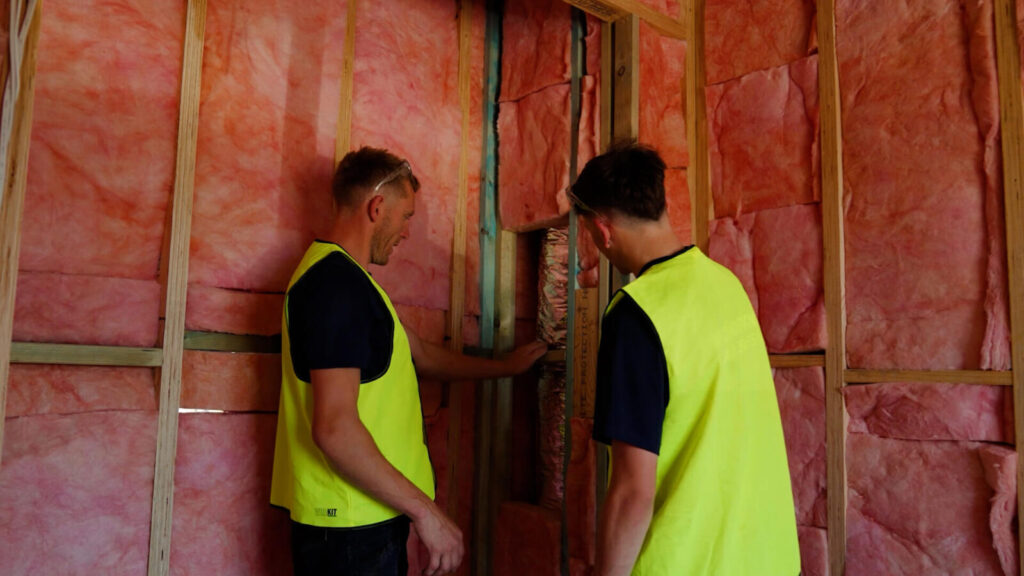 Zayde and Micko analyzing insulation
